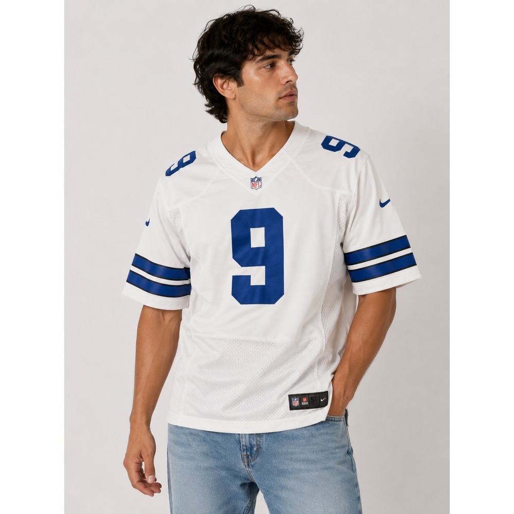 Nike NFL Dallas Cowboys Tony Romo #9 Official Game Jersey White Size‎ 56
